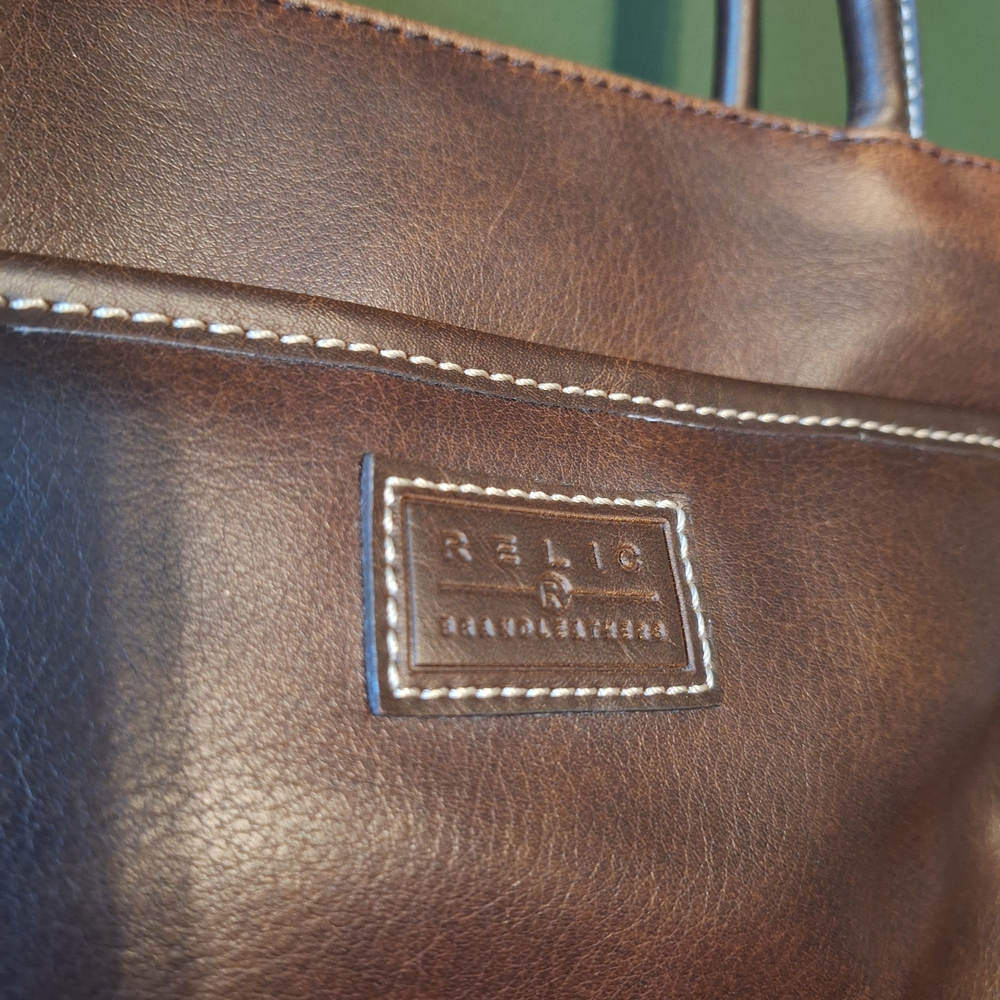 Relic Brown Faux Leather Handbag - Picture 2 of 7